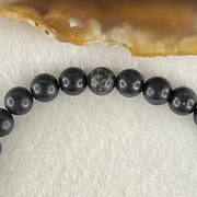Natural Magnetite Beads Bracelet 10.32g 16cm 6.0mm 32 Beads - Huangs Jadeite and Jewelry Pte Ltd