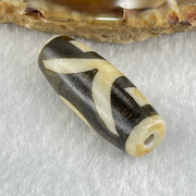 Natural Powerful Tibetan Old Oily Agate Patina Guiren Tairen Human Dzi Bead Totem Amulet Heavenly Master (Tian Zhu) 贵人天诛 5.70g 28.9 by 11.4 - Huangs Jadeite and Jewelry Pte Ltd