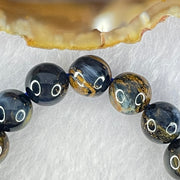 Good Grade Natural Petersite Beads Bracelet 24.44g 16cm 9.8mm 20 Beads - Huangs Jadeite and Jewelry Pte Ltd