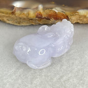 Type A Full Lavender Jadeite Pixiu Pendant Charm 5.87g 25.0 by 13.1 by 9.6mm - Huangs Jadeite and Jewelry Pte Ltd
