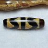 Natural Powerful Tibetan Old Oily Agate Double Tiger Tooth Daluo Dzi Bead Heavenly Master (Tian Zhu) 虎呀天诛 7.20g 38.7 by 11.2mm - Huangs Jadeite and Jewelry Pte Ltd