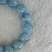 Natural Aquamarine Beads Bracelet 57.78g 17.5cm 13.9mm 16 Beads - Huangs Jadeite and Jewelry Pte Ltd