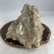 Natural Clear Quartz Crystal Cluster Display 737.3g 127.1 by 120.0 by 75.0mm - Huangs Jadeite and Jewelry Pte Ltd
