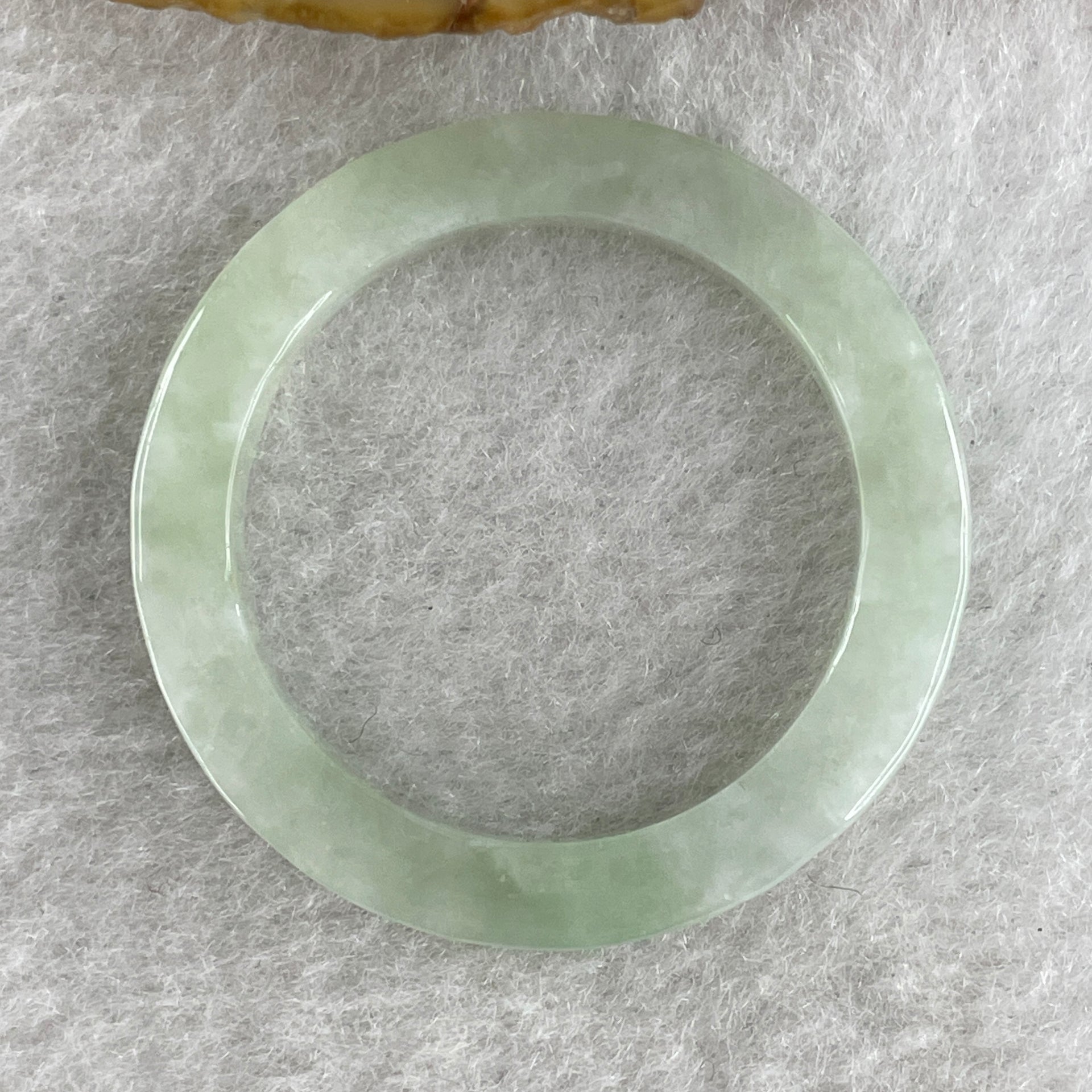 Natural Type A Green Jadeite Ring 5.02g 4.2 by 4.4mm US 15.4 HK 34.9 - Huangs Jadeite and Jewelry Pte Ltd