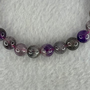 Natural Super 7 Beads Bracelet 19.26g 17cm 8.3mm 25 Beads - Huangs Jadeite and Jewelry Pte Ltd