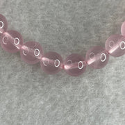Natural Rose Quartz Beads Bracelet 15.99g 16cm 7.9mm 25 Beads - Huangs Jadeite and Jewelry Pte Ltd