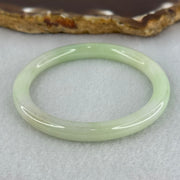Baby Kids Type A Light Green Jadeite Bangle Internal Diameter 44.0mm 14.76g 60 by 6.0mm (Slight Internal Line) - Huangs Jadeite and Jewelry Pte Ltd