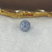 Type A Intense Lavender Jadeite Bead for Bracelet/Necklace/Earrings/Rings 4.02g 13.2mm - Huangs Jadeite and Jewelry Pte Ltd