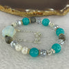 Mixed Crystal with Pearl Bracelet 18.90g 9.9 mm / 5 Beads 17.8 by 15.0 by 11.5 mm - Huangs Jadeite and Jewelry Pte Ltd
