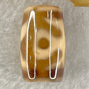 Natural Powerful Tibetan Old Oily Agate Patina Guiren Tairen Human Dzi Bead Totem Amulet Heavenly Master (Tian Zhu) 贵人天诛 4.77g 19.6 by 11.8mm - Huangs Jadeite and Jewelry Pte Ltd