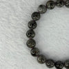 Natural Black Auralite 23 Bracelet 天然黑激光23手链 19.84g 16cm 8.9mm 22 Beads - Huangs Jadeite and Jewelry Pte Ltd