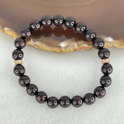 Natural Rosewood Beads Bracelet 8.03g 15.5cm 8.2mm 22 Beads - Huangs Jadeite and Jewelry Pte Ltd