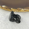 Type A Opaque Black Omphasite Elephant Charm A货墨翠大象牌 8.99g 20.4 by 17.3 by 15.5 mm - Huangs Jadeite and Jewelry Pte Ltd