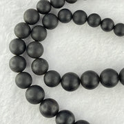 Natural Dark Matt Amber Beads Necklace 特一 31.52g 50cm 7.2 - 15.0mm 51 Beads - Huangs Jadeite and Jewelry Pte Ltd