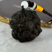 Natural Agarwood Dragon Wooden Handplay 天然沉香龙手把件 42.95g 38.2 by 45.0 by 43.0mm - Huangs Jadeite and Jewelry Pte Ltd