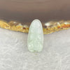 Type A Green Pea Pod Jadeite 3.9g 12.3 by 25.1 by 6.4mm - Huangs Jadeite and Jewelry Pte Ltd
