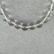 Natural Clear Quartz Bracelet 天然白水晶手链 18.59g 16.5cm 8.4mm 24 Beads - Huangs Jadeite and Jewelry Pte Ltd