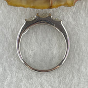 High Grade Natural Diamonds 1.0ct Platinum PT900 Ring Total 7.28g US6 HK13 EU52 Inner Diameter 16.5mm - Huangs Jadeite and Jewelry Pte Ltd