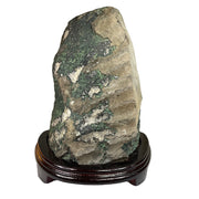 Natural Brazil Amethyst Cave 7.20kg with Wooden Stand 257.0 x 205.0 x 324.0mm - Huangs Jadeite and Jewelry Pte Ltd