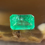 Natural Colombia Green Emerald (Beryl) Cut-Cornered Rectangular step cut 0.81ct 6.6 by 4.6 by 3.5mm - Huangs Jadeite and Jewelry Pte Ltd
