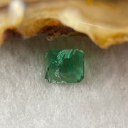 Natural Colombia Green Emerald (Beryl) Cut-Cornered Rectangular step cut 0.79ct 5.4 by 5.0 by 3.8mm - Huangs Jadeite and Jewelry Pte Ltd