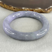 Type A Deep Lavender Jadeite Bangle 73.89g Internal Diameter 55.2mm by 11.9 by 11.4mm (Slight Internal Lines, Burnt) - Huangs Jadeite and Jewelry Pte Ltd