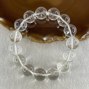 Natural Clear Quartz Beads Bracelet 60.89g 16.5cm 14.5mm 15 Beads - Huangs Jadeite and Jewelry Pte Ltd