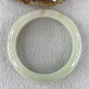 Natural Type Light Green Jadeite Bangle 58.51g Inner Diameter 55.6mm 11.8 by 9.4mm (Internal Line) - Huangs Jadeite and Jewelry Pte Ltd