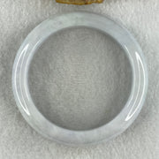 Type A Natural Light Lavender Light Green Jadeite Bangle 60.90g Inner Diameter 52.4mm 14.2 by 8.7mm (Close to Perfects) - Huangs Jadeite and Jewelry Pte Ltd