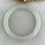Type A Natural Jelly Light Green Light Lavender Jadeite Bangle 53.06g Inner Diameter 58.5mm 9.9 by 9.5mm (Internal Lines) - Huangs Jadeite and Jewelry Pte Ltd