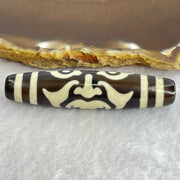 Natural Powerful Tibetan Old Oily Agate Zha Ji La Mu Female Cai Shen Bead Heavenly Master (Tian Zhu) 扎吉拉木女财神天珠 15.59g 58.0 by 13.2mm - Huangs Jadeite and Jewelry Pte Ltd