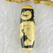 Natural Powerful Tibetan Old Oily Agate Dragon Dzi Bead Heavenly Master (Tian Zhu) 龙天诛 9.91g 38.1 by 12.9mm - Huangs Jadeite and Jewelry Pte Ltd