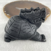 Rare Natural Tibetan Meteorite Tektite Dragon Turtle Display 392.0g 91.0 by 65.4 by 66.5mm - Huangs Jadeite and Jewelry Pte Ltd