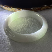 Type A Faint Green and Lavender Jadeite Bangle 70.75g inner diameter 58.4mm 13.8 by 9.0mm (Very Very Slight Internal Line) - Huangs Jadeite and Jewelry Pte Ltd