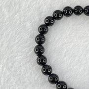 Natural Blood Red Amber Beads Bracelet 6.10g 16cm 7.5mm 25 Beads - Huangs Jadeite and Jewelry Pte Ltd