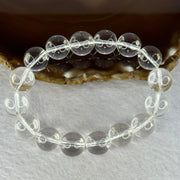 Natural Clear Quartz Beads Bracelet 天然白水晶手链 45.88g 17.5cm 12.9mm 16 Beads - Huangs Jadeite and Jewelry Pte Ltd