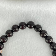 Natural Rosewood Beads Bracelet 8.03g 15.5cm 8.2mm 22 Beads - Huangs Jadeite and Jewelry Pte Ltd