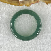 Type A Icy Blueish Green Jadeite Ring 3.86g 5.1 by 4.4mm US7.4 HK16.2 - Huangs Jadeite and Jewelry Pte Ltd