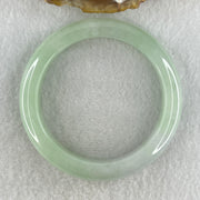 Type A Natural Light Green with Lavender Jadeite Bangle 52.26g Inner Diameter 52.9mm 11.5 by 8.8mm (Slight Internal Lines) - Huangs Jadeite and Jewelry Pte Ltd