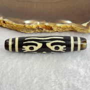 Natural Powerful Tibetan Old Oily Agate Zha Ji La Mu Female Cai Shen Bead Heavenly Master (Tian Zhu) 扎吉拉木女财神天珠 15.40g 59.8 by 13.0mm - Huangs Jadeite and Jewelry Pte Ltd