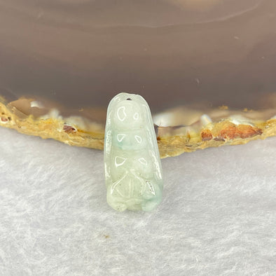 Type A Green Tea Pod Jadeite 2.76g 11.6 by 23.5 by 5.4mm - Huangs Jadeite and Jewelry Pte Ltd