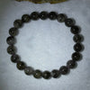 Natural Black Auralite 23 Bracelet 天然黑激光23手链 19.84g 16cm 8.9mm 22 Beads - Huangs Jadeite and Jewelry Pte Ltd