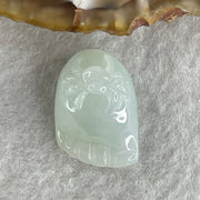 Natural Type A Sky Blue Jadeite Spider on Foot Charm Pendant 3.61g 18.1 by 13.0 by 10.6mm - Huangs Jadeite and Jewelry Pte Ltd