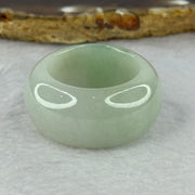Type A Light Green Jadeite Ring 22.43g 16.2 by 6.3mm US13 HK29.25 - Huangs Jadeite and Jewelry Pte Ltd