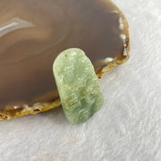 Type A Green Jadeite Shan Shui 9.46g 23.2mm by 38.5mm by 5.4mm - Huangs Jadeite and Jewelry Pte Ltd