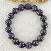Very Good Grade Natural Sugilite Bracelet 天然苏纪石手链 46.52g 17cm 11.9mm 17 Beads - Huangs Jadeite and Jewelry Pte Ltd