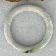 Type A Light Lavender with Green Piao Hua Bangle 49.42g 10.0 by 9.6mm Internal Diameter 54.0mm (Slight External Rough) - Huangs Jadeite and Jewelry Pte Ltd
