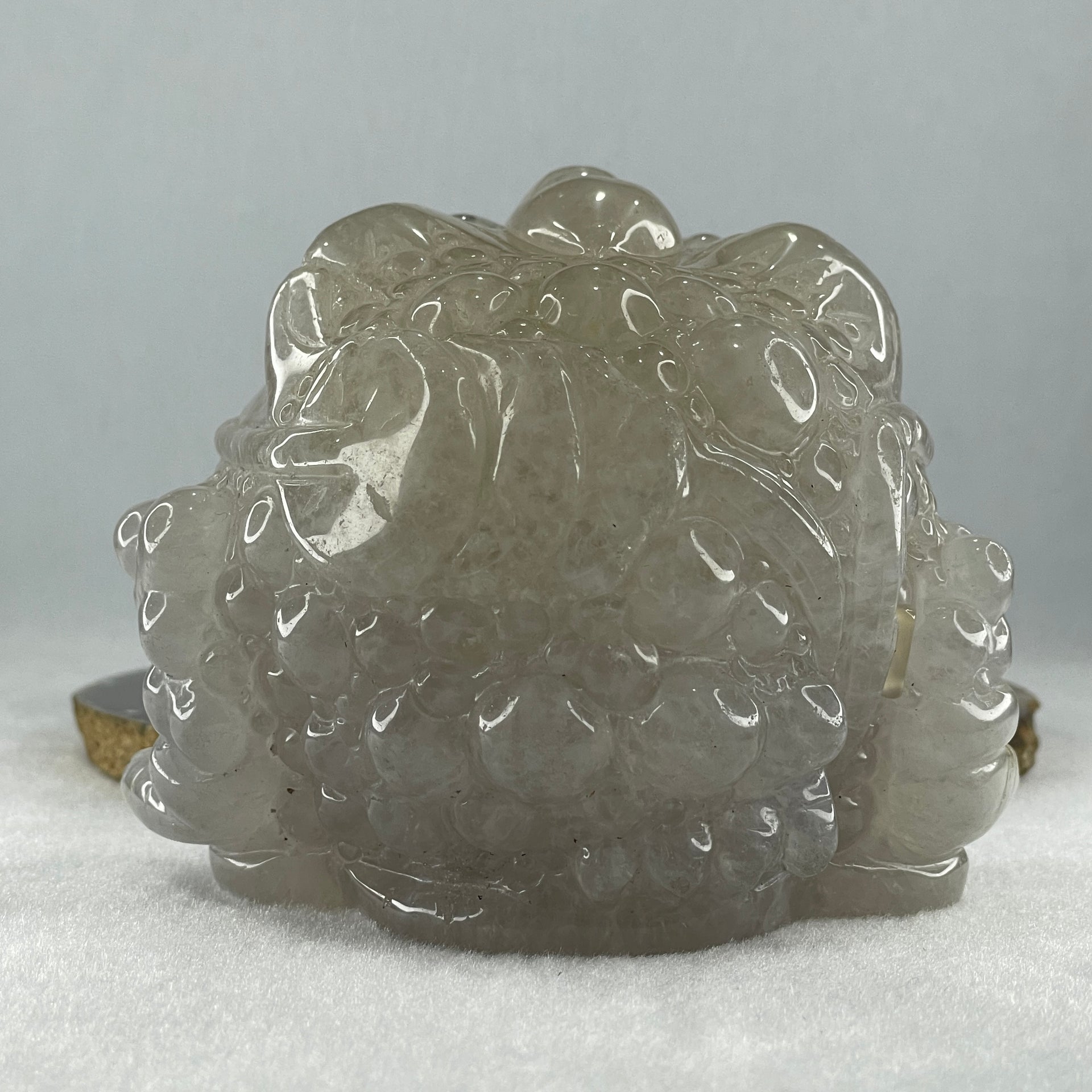 Natural White Agate with Citrine 3 Legged Toast Display 800.5g 113.0 by 85.0 by 90.0mm - Huangs Jadeite and Jewelry Pte Ltd