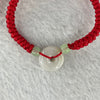 Type A Faint Lavender Jadeite Ping An Kou Donut Anklet/Bracelet 5.02g 14.0 by 5.5mm - Huangs Jadeite and Jewelry Pte Ltd
