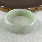 Type A Natural Green with Lavender Jadeite Bangle 34.40g Inner Diameter 49.8mm 17.9 by 4.2mm (Very Very Slight Internal Lines) - Huangs Jadeite and Jewelry Pte Ltd